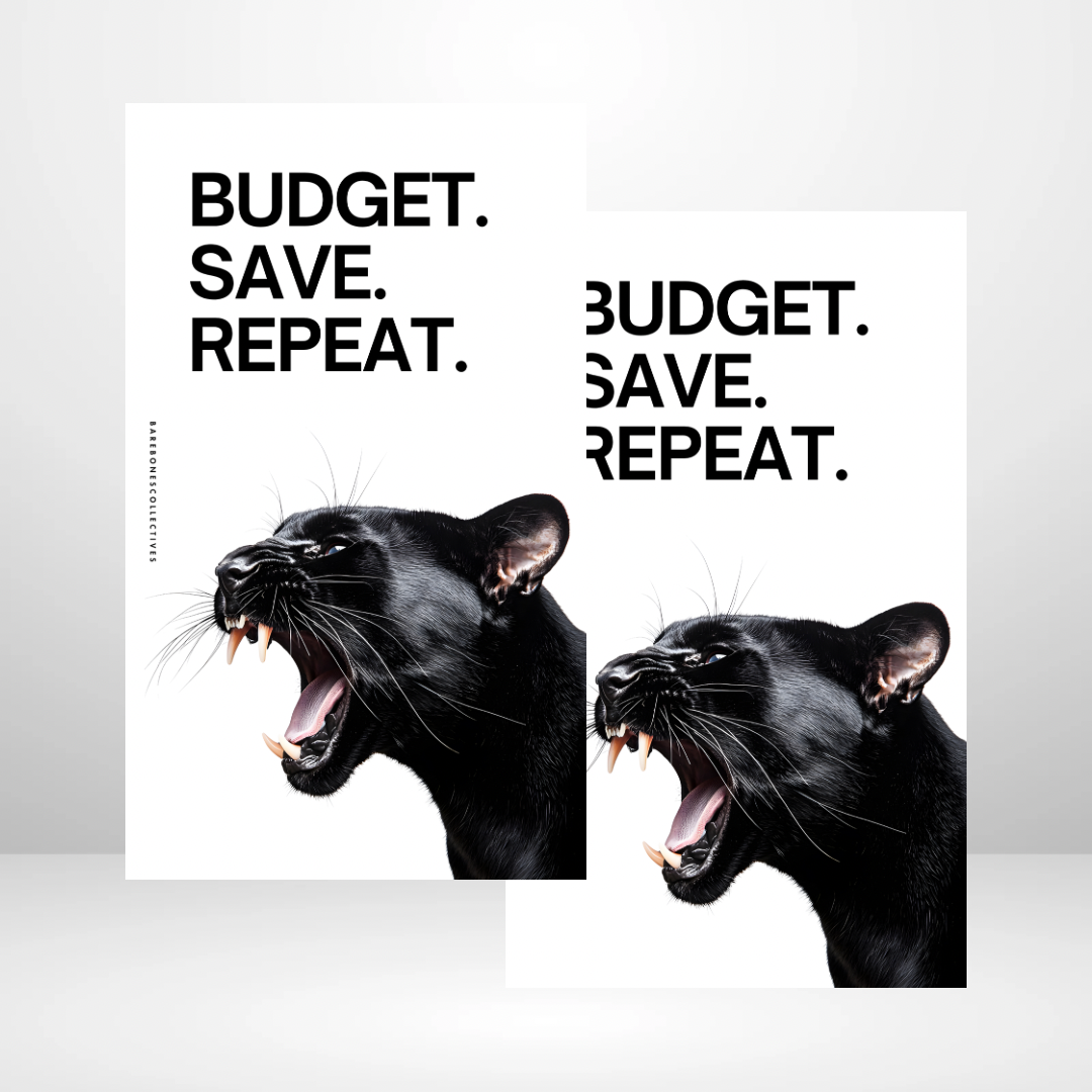 Budget Save Repeat Soft Touch Dashboard