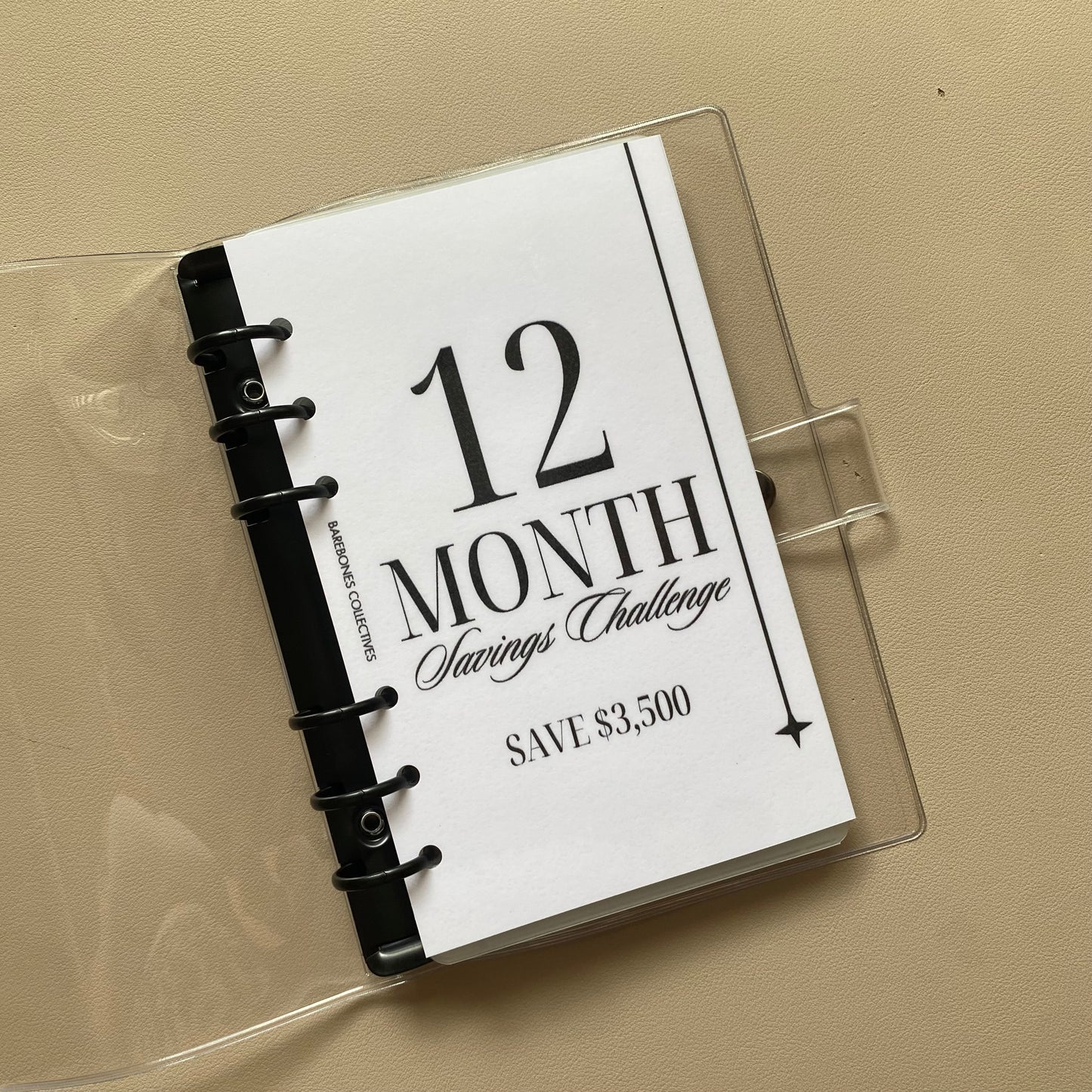 12 Month A6 Savings Challenge Binder Bundle