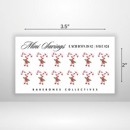 Candy Canes Mini Savings Challenge Save $24
