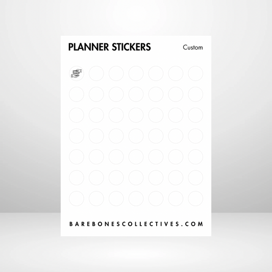Custom Icon 3x4 Sticker Sheet
