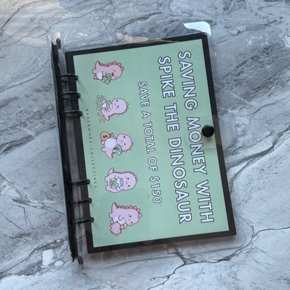 Spike The Dinosaur Kids Savings Challenges A5 Binder Set