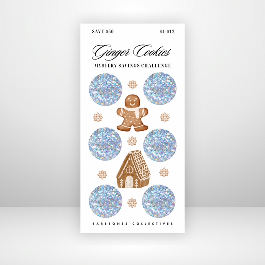 Ginger Cookies Mystery Scratch Off Savings Challenge Save $50