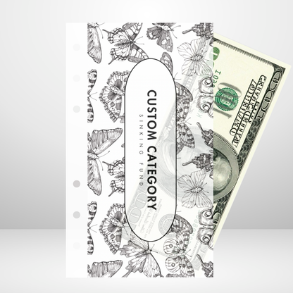 Butterflies Handmade Cash Envelope Set of 3