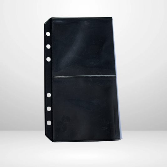 Noir 2 + 1 Pocket Cash Envelopes Set of 6