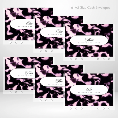 Pink Orchid Savings Challenges Binder Set - PRE ORDER