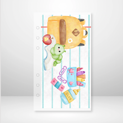 Back to School Supplies Handmade Cash Envelope