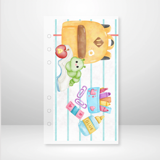 Back to School Supplies Handmade Cash Envelope