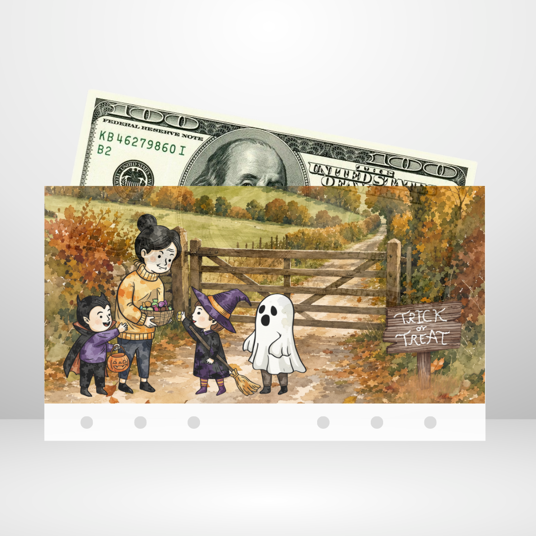 Halloween Handmade Cash Envelope