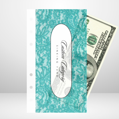 Turquoise Dream Handmade Cash Envelopes Set of 3