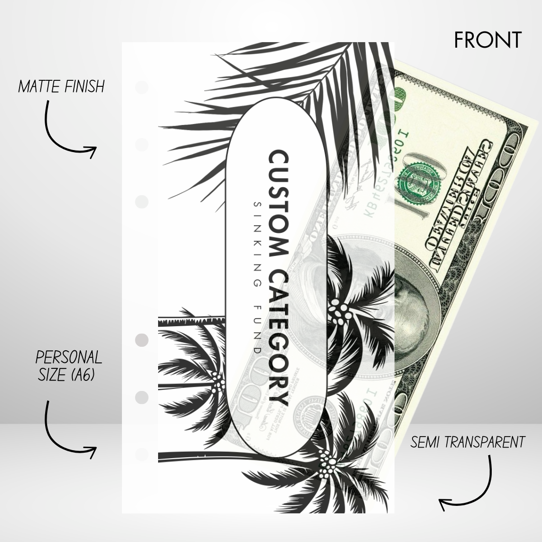 Style #BC2 Handmade Cash Envelope Personal Size Set of 3