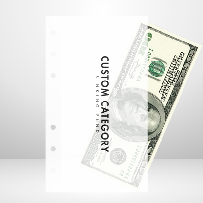 Futura Bold Handmade Cash Envelope Personal Size Set of 3