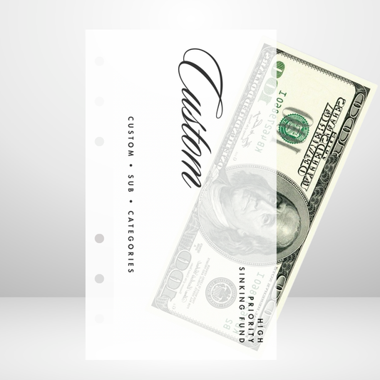 Large Title Sloop Script Handmade Cash Envelope Set of 3
