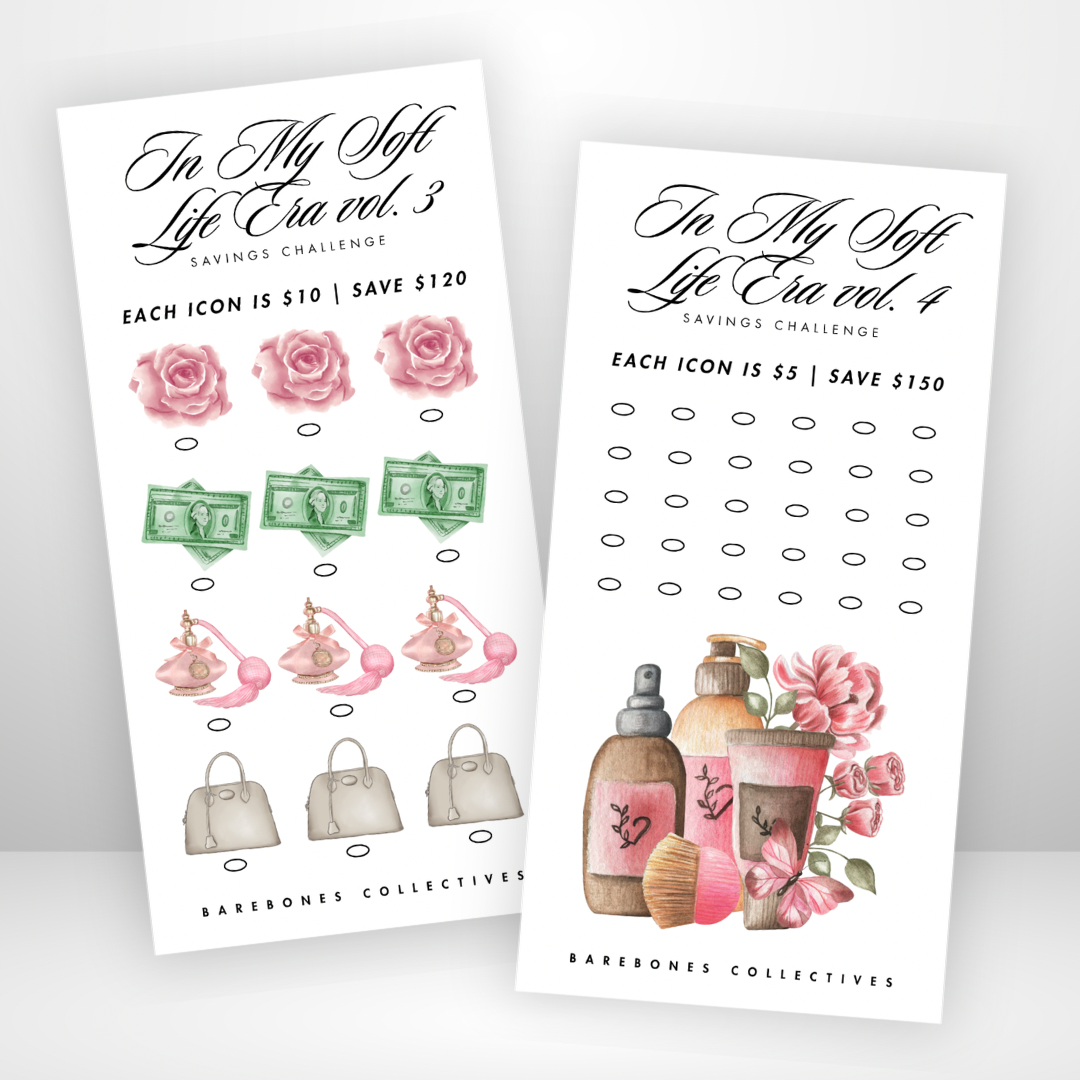 In My Soft Life Era Savings Challenge & Envelope Set