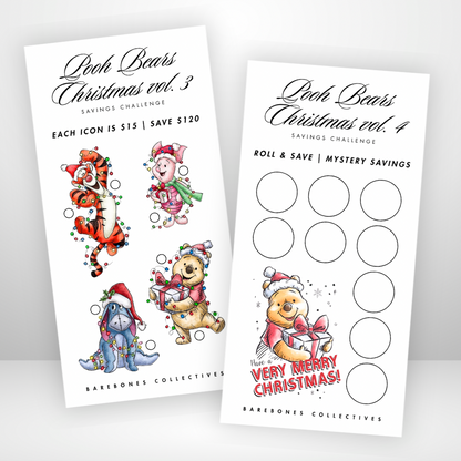 Pooh Bears Christmas Savings Challenge & Envelope Set