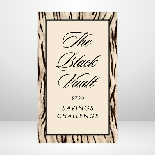 Vanilla Tiger - The Black Vault Savings Challenge Personal Size Binder Bundles
