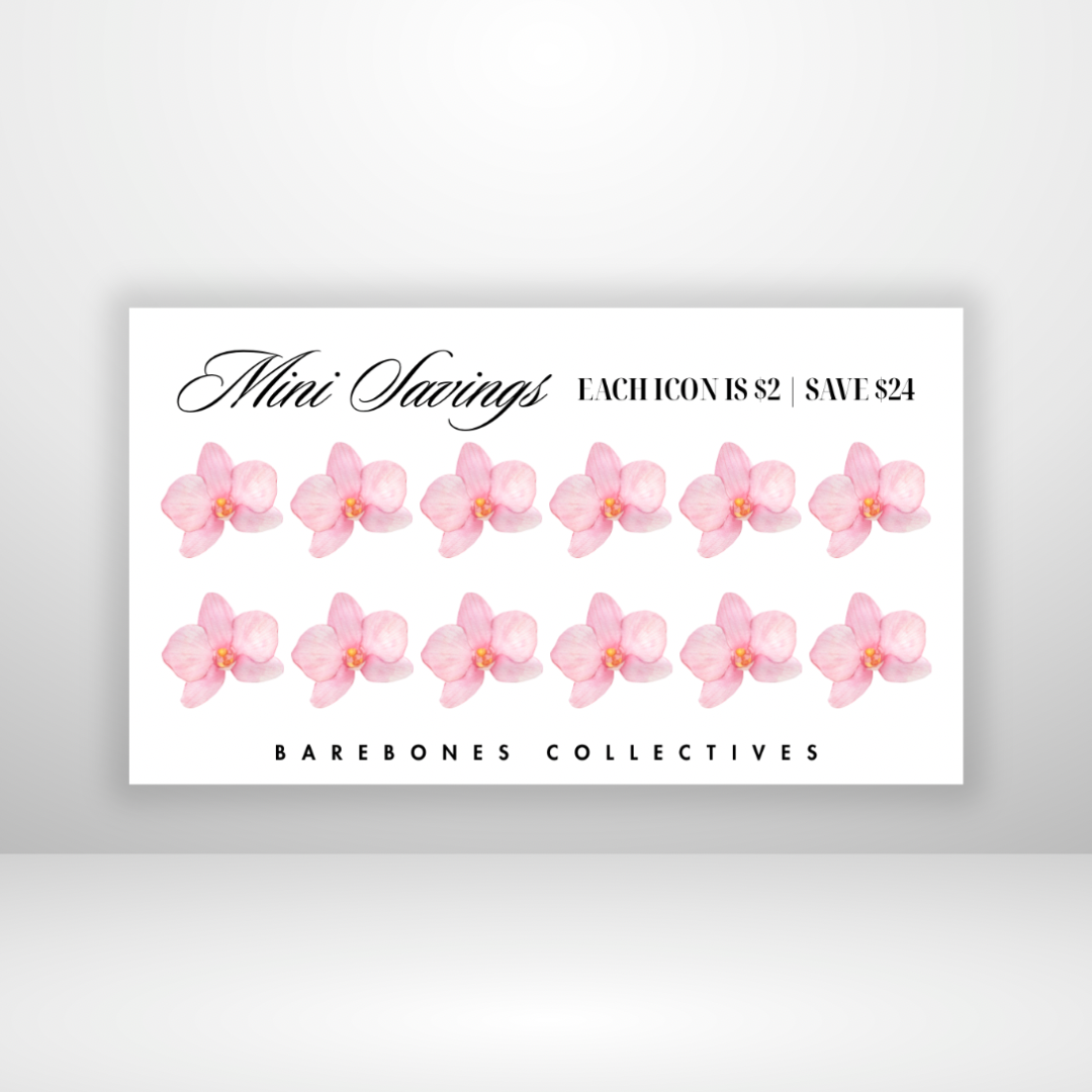 Orchids Mini Savings Challenge Save $24