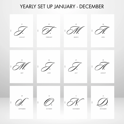 Barebones Budget Planner A5 Inserts