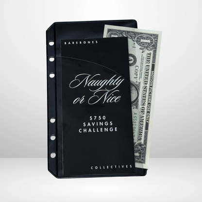 Noir Half Moon + 1 Pocket Cash Envelopes Set of 6