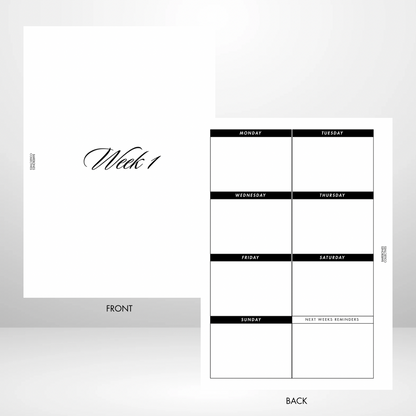 Barebones Budget Planner A5 Inserts