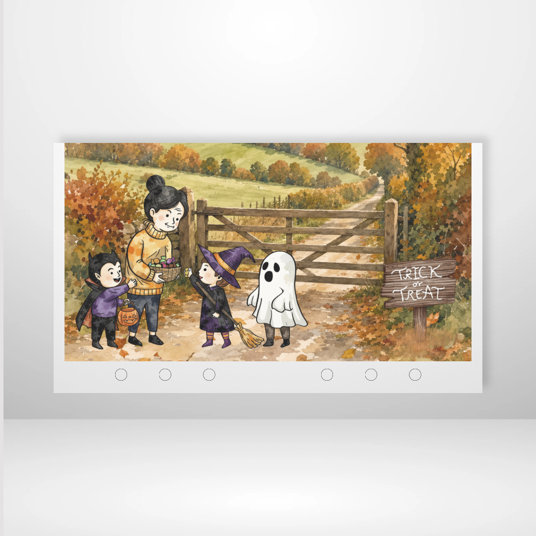 Trick or Treating Handmade Cash Envelope