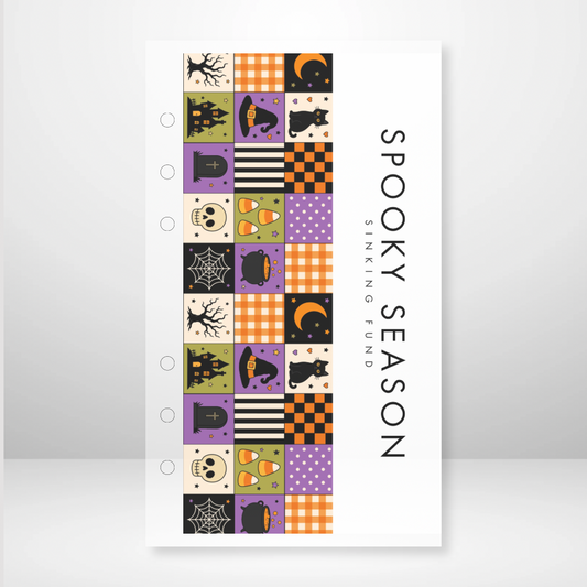 Halloween Quilt Matte Cash Envelopes