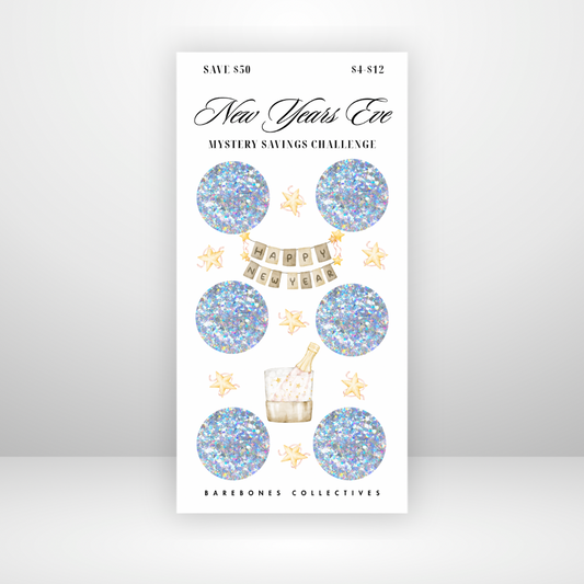 New Years Eve Mystery Scratch Off Savings Challenge Save $50