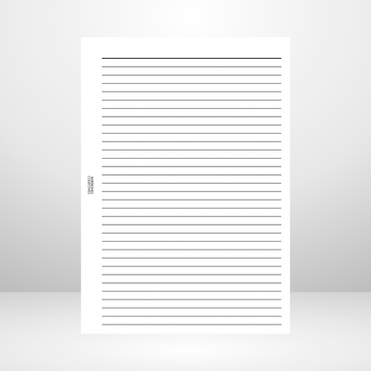 Lined Page A5 Inserts