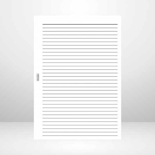 Lined Page A5 Inserts