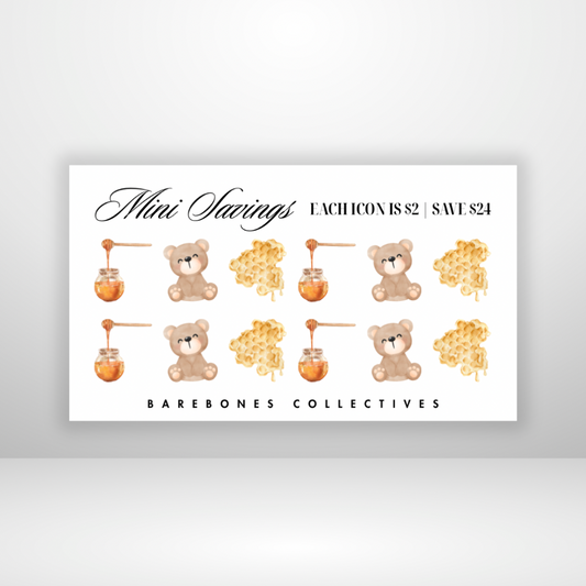 Honey Bear Mini Savings Challenge Save $24