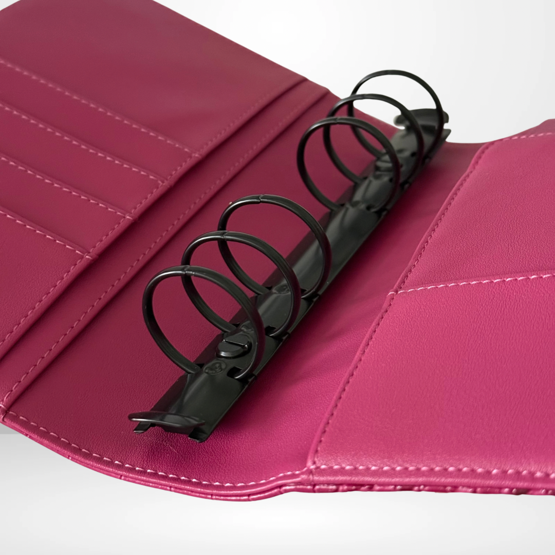 The Millionaire Mindset Barebones Binder in Raspberry Tea - PRE ORDER IS OPEN