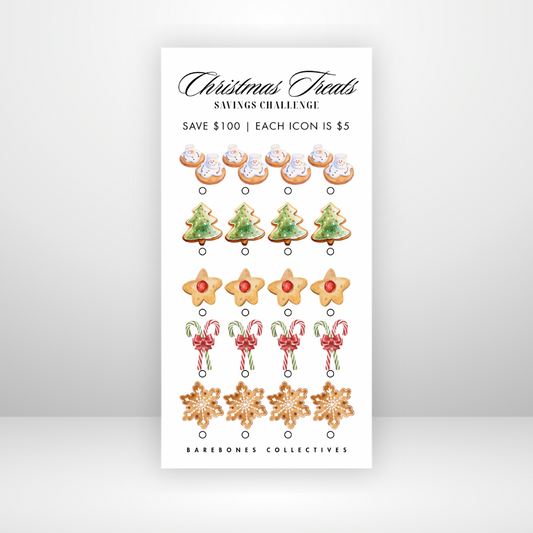 Christmas Treats Christmas 3x6 Savings Challenge Save $100