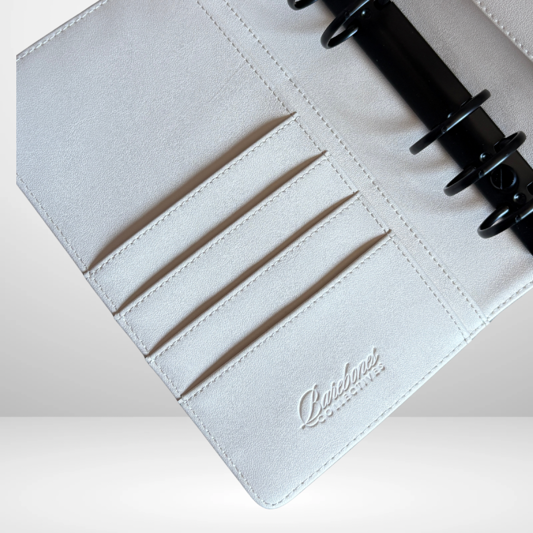 The Millionaire Mindset Barebones Binder in Pearl Croc PRE ORDER DATE OPENS JULY 3