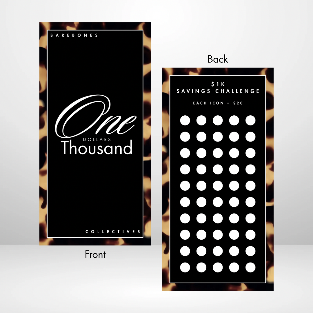 Minimal Effort Series Brown Tortoiseshell Savings Challenge