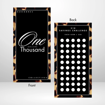 Minimal Effort Series Brown Tortoiseshell Savings Challenge