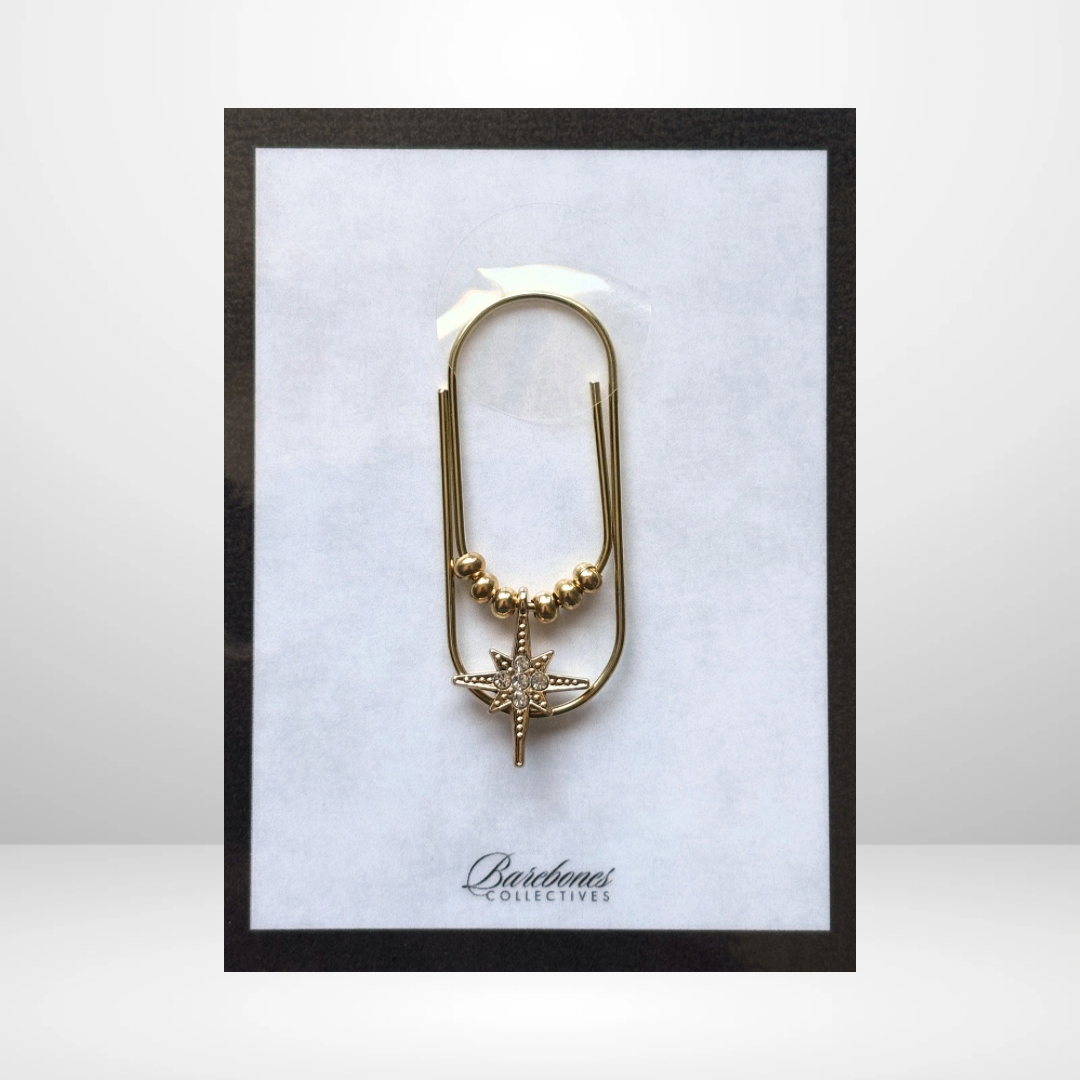 The North Star Paper Clip Charm