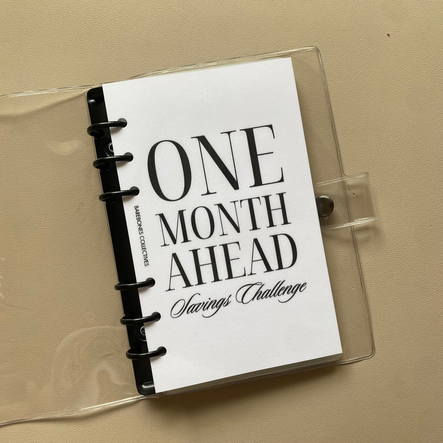 One Month Ahead A6 Savings Challenge Binder Bundle