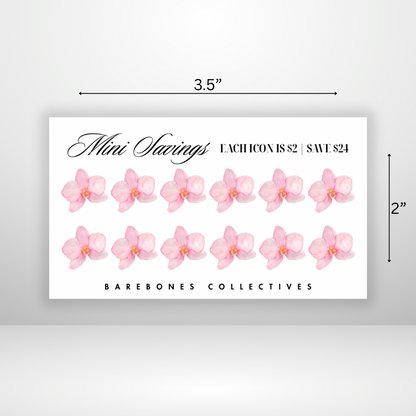 Orchids Mini Savings Challenge Save $24