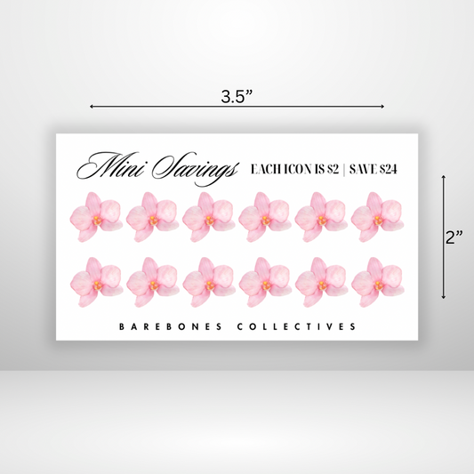 Orchids Mini Savings Challenge Save $24