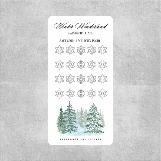 Winter Wonderland Savings Challenge Save $200