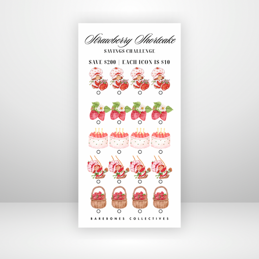 Strawberry Shortcake Savings Challenge Save $200