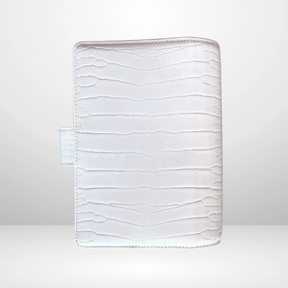 The Millionaire Mindset Barebones Binder in Pearl Croc - PRE ORDER IS OPEN