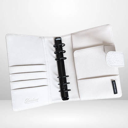 The Millionaire Mindset Barebones Binder in Pearl Croc - PRE ORDER IS OPEN