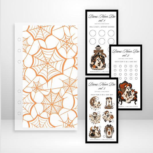 Divas Never Die - Matte Cash Envelope + Savings Challenges