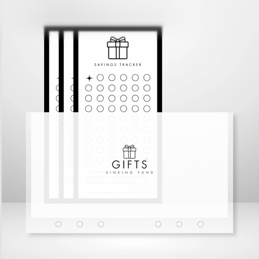 Gifts - Matte Cash Envelope + Savings Trackers