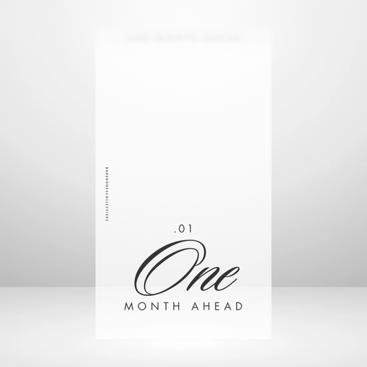 One - Six Months Ahead Full Top Tabbed Frosted Matte Dashboards