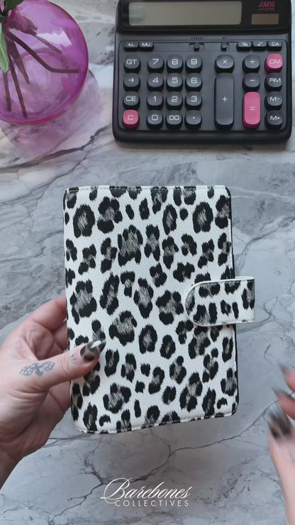Snow Leopard Barebones Binder PRE ORDER DATE OPENS JULY 3