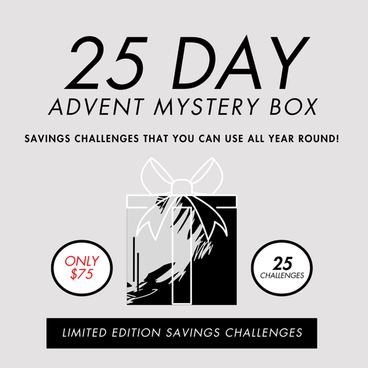 25 Day Limited Edition Savings Challenges Advent Box